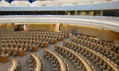Ceiling by Miquel Barceló.